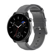 For Amazfit GTR Mini Round Tail Genuine Leather Watch Band(Gray) -  by PMC TechLife | Online Shopping South Africa | PMC TechLife