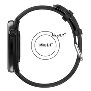 For Amazfit GTR Mini Round Tail Genuine Leather Watch Band(Gray)