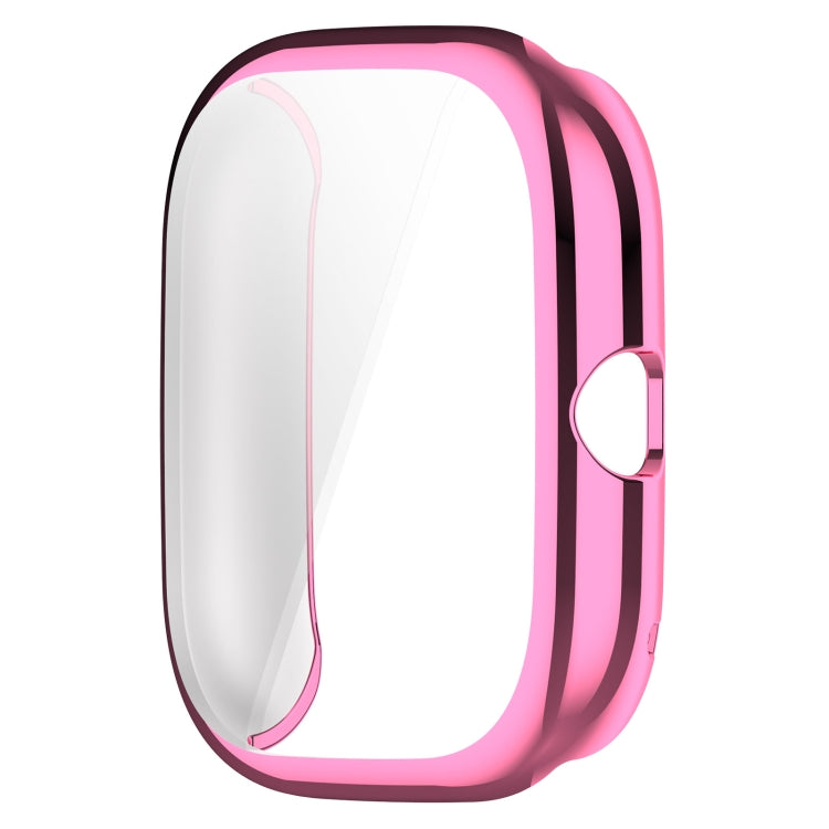 For Amazfit GTS4 Mini Full Coverage TPU Electroplating Watch Protective Case(Pink) -  by PMC TechLife | Online Shopping South Africa | PMC TechLife