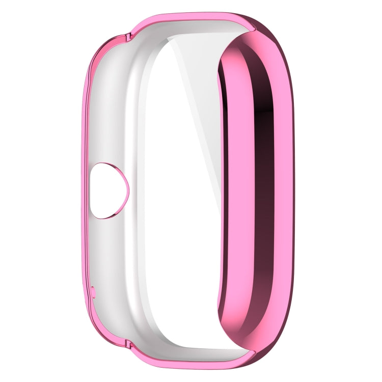 For Amazfit GTS4 Mini Full Coverage TPU Electroplating Watch Protective Case(Pink) -  by PMC TechLife | Online Shopping South Africa | PMC TechLife