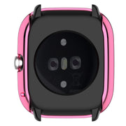 For Amazfit GTS4 Mini Full Coverage TPU Electroplating Watch Protective Case(Pink)