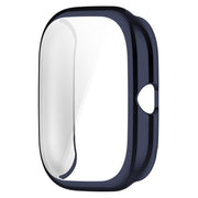 For Amazfit GTS4 Mini Full Coverage TPU Electroplating Watch Protective Case(Midnight Blue)