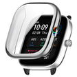 For Amazfit GTS4 Mini Full Coverage TPU Electroplating Watch Protective Case(Silver) -  by PMC TechLife | Online Shopping South Africa | PMC TechLife