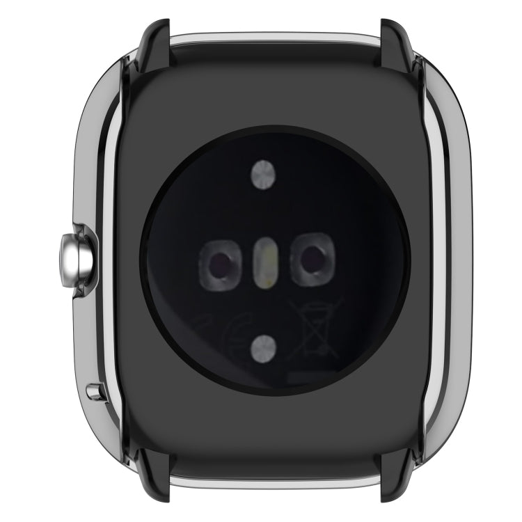 For Amazfit GTS4 Mini Full Coverage TPU Electroplating Watch Protective Case(Silver) -  by PMC TechLife | Online Shopping South Africa | PMC TechLife