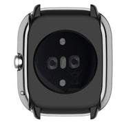 For Amazfit GTS4 Mini Full Coverage TPU Electroplating Watch Protective Case(Silver)