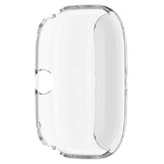For Amazfit GTS4 Mini Full Coverage TPU Electroplating Watch Protective Case(Transparent)