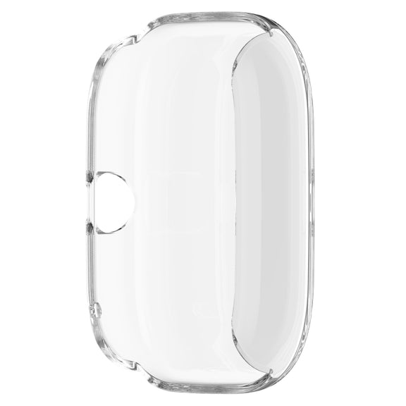 For Amazfit GTS4 Mini Full Coverage TPU Electroplating Watch Protective Case(Transparent)
