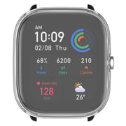 For Amazfit GTS4 Mini Full Coverage TPU Electroplating Watch Protective Case(Transparent)