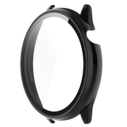 For Amazfit GTR Mini PC + Tempered Film Integrated Watch Protective Case(Black)