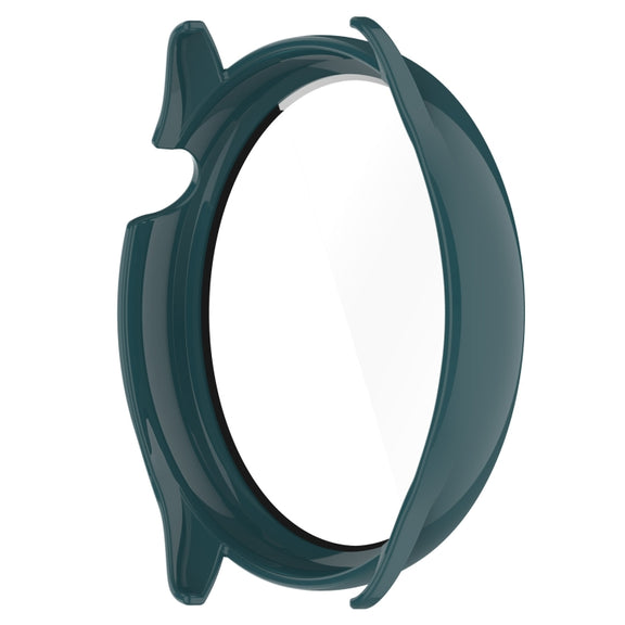 For Amazfit GTR Mini PC + Tempered Film Integrated Watch Protective Case(Pine Green)