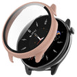 For Amazfit GTR Mini PC + Tempered Film Integrated Watch Protective Case(Pink) -  by PMC TechLife | Online Shopping South Africa | PMC TechLife