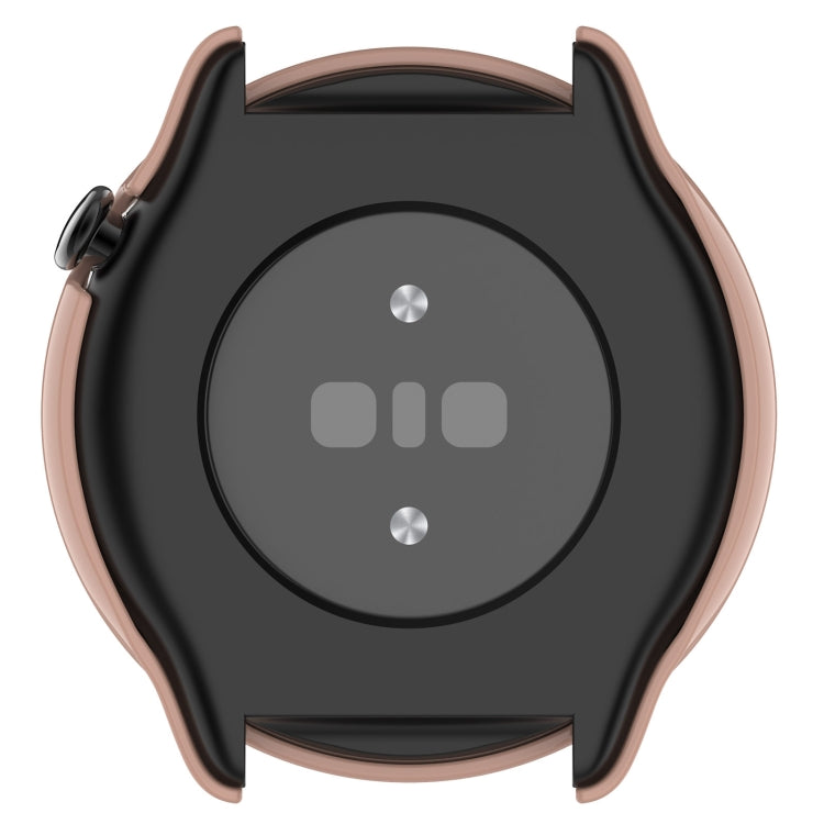 For Amazfit GTR Mini PC + Tempered Film Integrated Watch Protective Case(Pink)