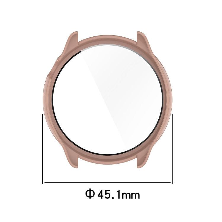 For Amazfit GTR Mini PC + Tempered Film Integrated Watch Protective Case(Black) -  by PMC TechLife | Online Shopping South Africa | PMC TechLife