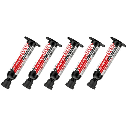 5pcs Qianli MEGA-IDEA Nano Solder Mask 3S Jump Wire UV Dry Fast Curing Glue - Repair Glue Series by QIANLI | Online Shopping South Africa | PMC Jewellery | Buy Now Pay Later Mobicred