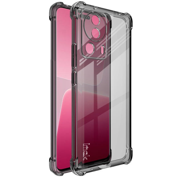 For Xiaomi 13 Lite 5G / Civi 2 5G imak Shockproof Airbag TPU Phone Case(Transparent Black)