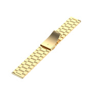 For Honor Watch GS 3i 22mm Three Bead Stainless Steel Metal Watch Band(Gold)