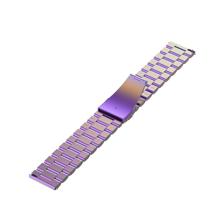 For Honor Watch GS 3i 22mm Three Bead Stainless Steel Metal Watch Band(Colorful) -  by PMC TechLife | Online Shopping South Africa | PMC TechLife