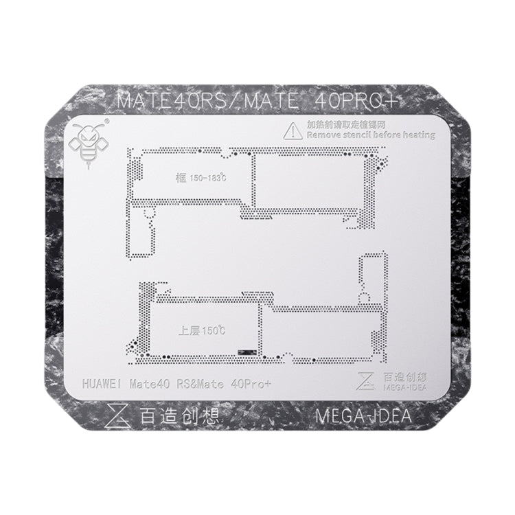 For Huawei Mate 40 Pro+ Qianli Mega-idea Multi-functional Middle Frame Positioning BGA Reballing Platform - free shipping - PMC TechLife - Order now!