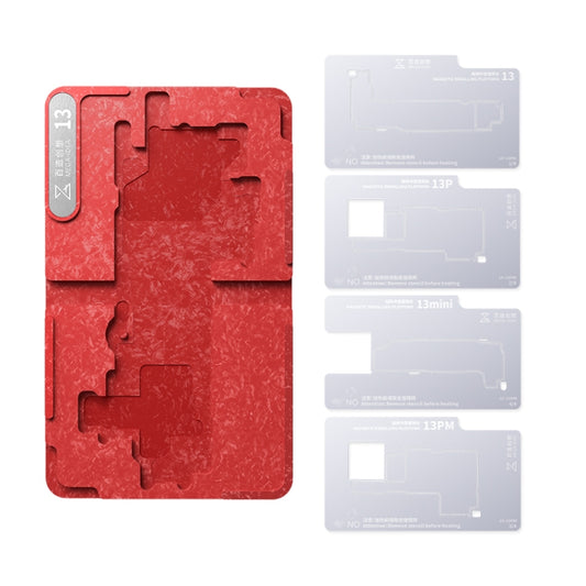 For iPhone 13 Series Qianli Mega-idea Multi-functional Middle Frame Positioning BGA Reballing Platform - free shipping - PMC Jewellery - Order now!
