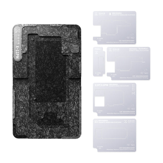 For iPhone X-11 Pro Max Qianli Mega-idea Multi-functional Middle Frame Positioning BGA Reballing Platform - free shipping - PMC Jewellery - Order now!