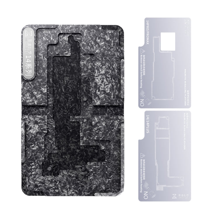 For iPhone 14 Series Qianli Mega-idea Multi-functional Middle Frame Positioning BGA Reballing Platform - free shipping - PMC TechLife - Order now!