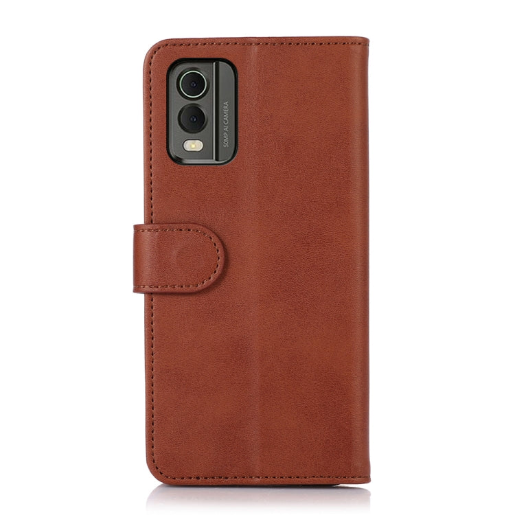For Nokia C32 Cow Texture Leather Phone Case(Brown) - free shipping - PMC Jewellery - Order now!
