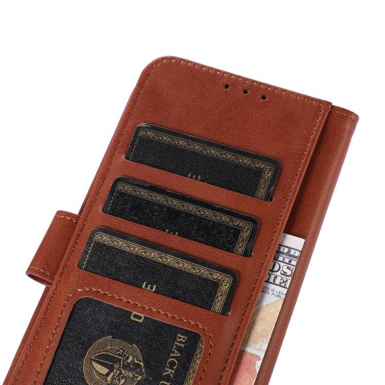 For Nokia C32 Cow Texture Leather Phone Case(Brown) - free shipping - PMC Jewellery - Order now!