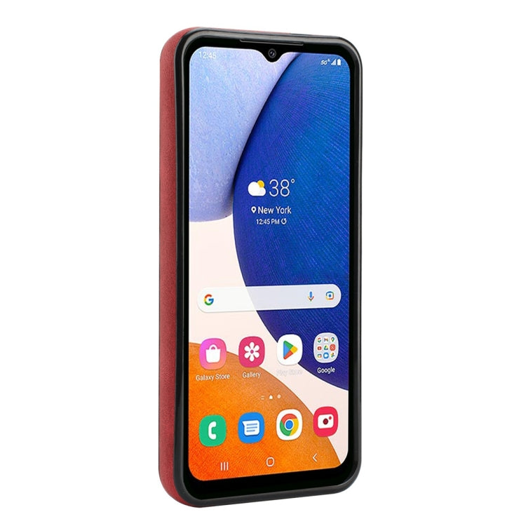 For Samsung Galaxy A14 4G / 5G Ultra-thin Shockproof Phone Protective Case with Holder(Red) - free shipping - PMC TechLife - Order now!