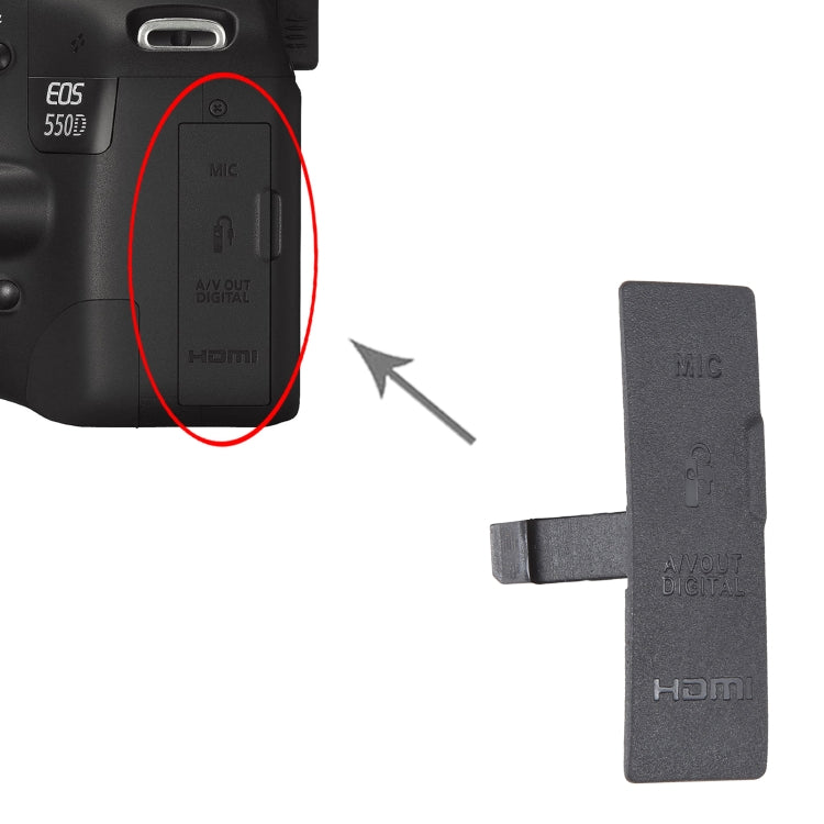 For Canon EOS 550D OEM USB Cover Cap - USB Cover Cap by PMC TechLife | Online Shopping South Africa | PMC TechLife
