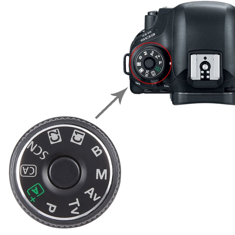 For Canon EOS 6D Original Mode Dial - Mode Dial by PMC TechLife | Online Shopping South Africa | PMC TechLife | Buy Now Pay Later Mobicred
