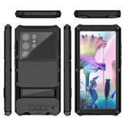 For Samsung Galaxy S23 Ultra 5G R-JUST RJ-56 3rd Gen Life Water-resistant Dustproof Shockproof Phone Case(Black)
