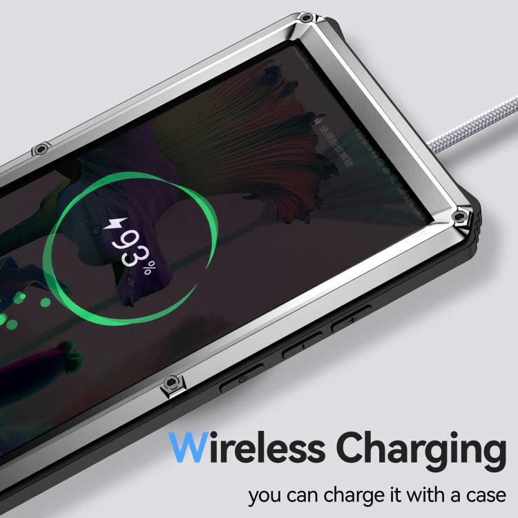 For Samsung Galaxy S23 Ultra 5G R-JUST RJ-56 3rd Gen Life Waterproof Dustproof Shockproof Phone Case(Silver) - Galaxy S23 Ultra 5G Cases by R-JUST | Online Shopping South Africa | PMC TechLife | Buy Now Pay Later Mobicred