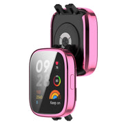 For Redmi Watch 3 Full Coverage TPU Electroplating Watch Protective Case(Pink)