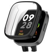 For Redmi Watch 3 Full Coverage TPU Electroplating Watch Protective Case(Black)