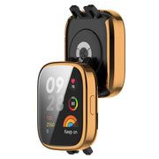 For Redmi Watch 3 Full Coverage TPU Electroplating Watch Protective Case(Rose Gold)