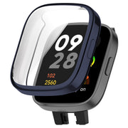 For Redmi Watch 3 Full Coverage TPU Electroplating Watch Protective Case(Midnight Blue)