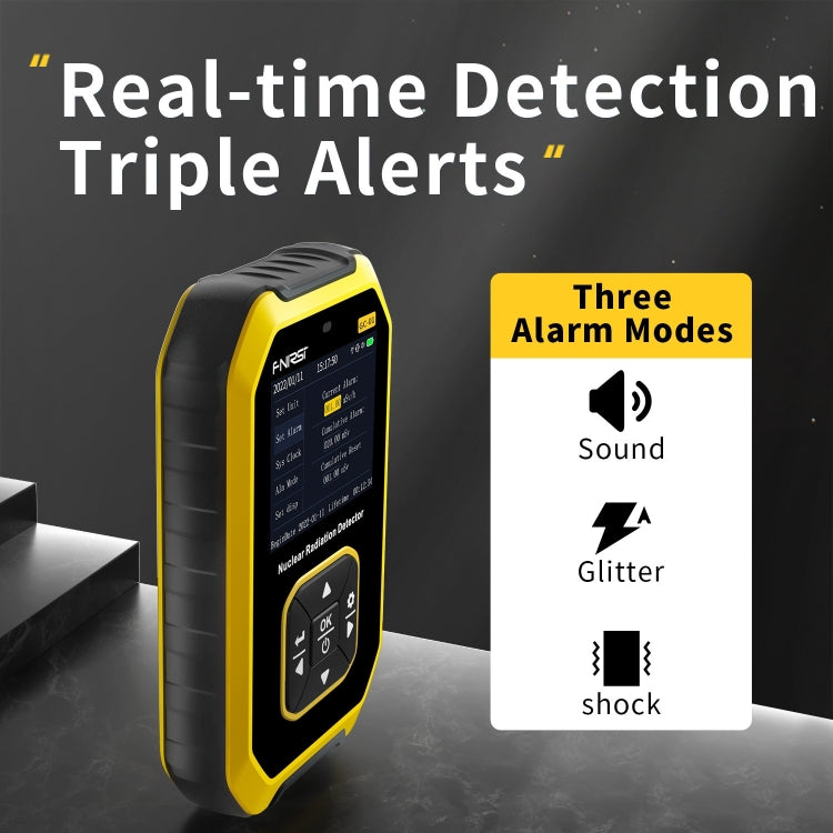 Fnirsi GC01 Home Lndustrial Marble Radioactive X / Y Ray Nuclear Radiation Detector Geiger Counter(Yellow) - free shipping - PMC Jewellery - Order now!