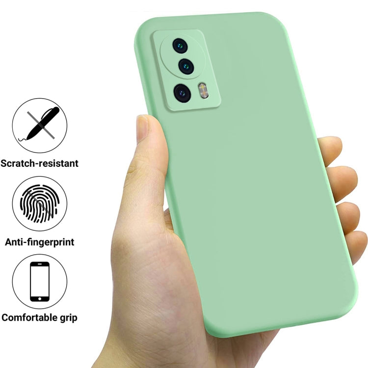 For Xiaomi 13 Lite / 12 Lite NE Pure Color Liquid Silicone Shockproof Phone Case(Green)