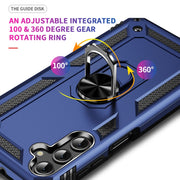 For Samsung Galaxy A24 4G Shockproof TPU + PC Phone Case(Blue)