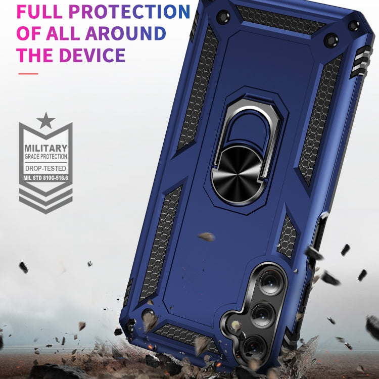 For Samsung Galaxy A24 4G Shockproof TPU + PC Phone Case(Blue) - free shipping - PMC TechLife - Order now!