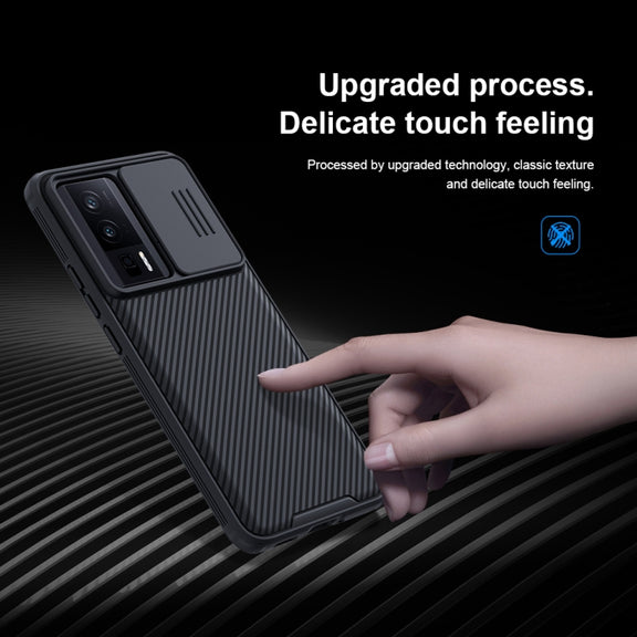 For Xiaomi Redmi K60  / K60 Pro NILLKIN CamShield Pro PC Phone Case(Blue)