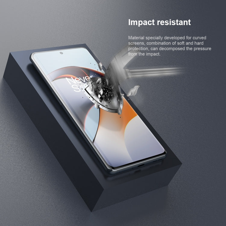 For OnePlus Ace 2 / 11R NILLKIN Impact Resistant Curved Surface Tempered Glass Film - OnePlus Tempered Glass by NILLKIN | Online Shopping South Africa | PMC TechLife | Buy Now Pay Later Mobicred