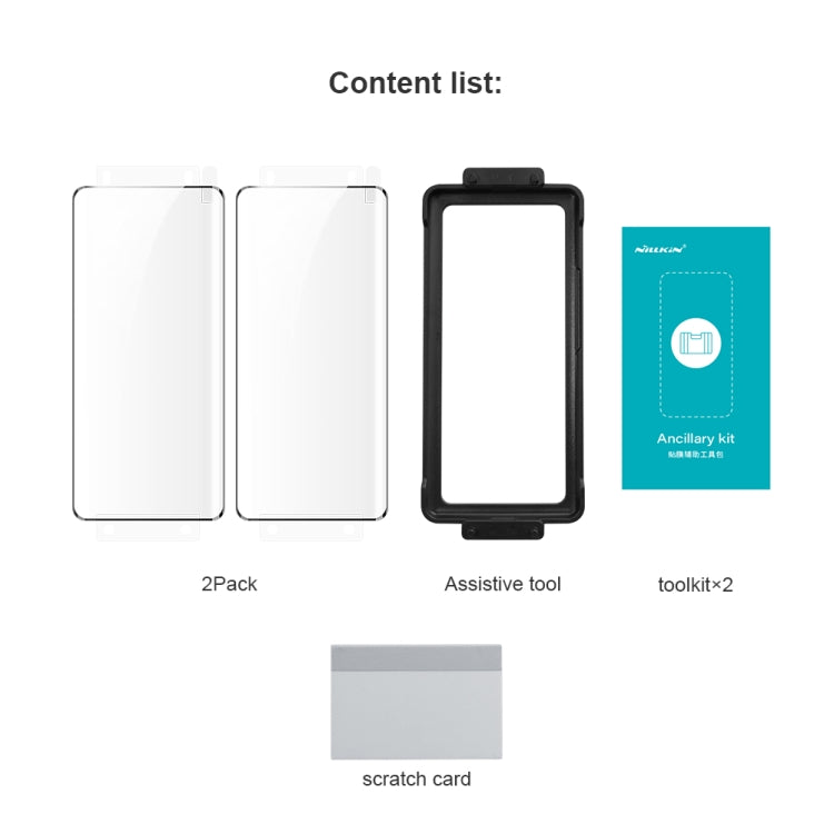 For OnePlus Ace 2 / 11R NILLKIN Impact Resistant Curved Surface Tempered Glass Film