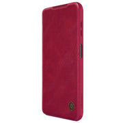 For Samsung Galaxy A14 4G NILLKIN QIN Series Pro Sliding Camera Cover Design Leather Phone Case(Red)