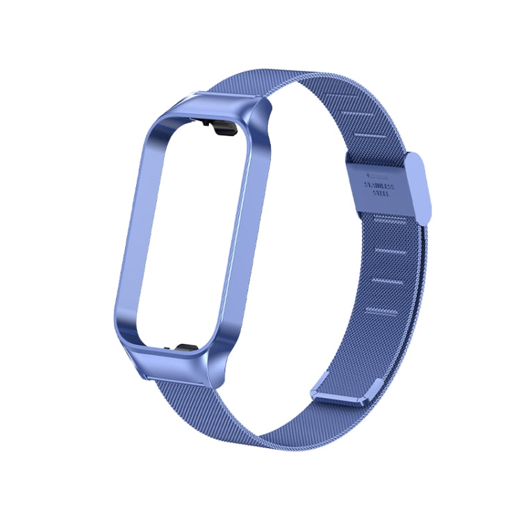 For Redmi Band 2 Milan Buckle Metal Watch Band(Midnight Blue)