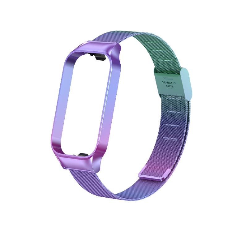 For Redmi Band 2 Milan Buckle Metal Watch Band(Colorful) - Smart Wear by PMC TechLife | Online Shopping South Africa | PMC TechLife