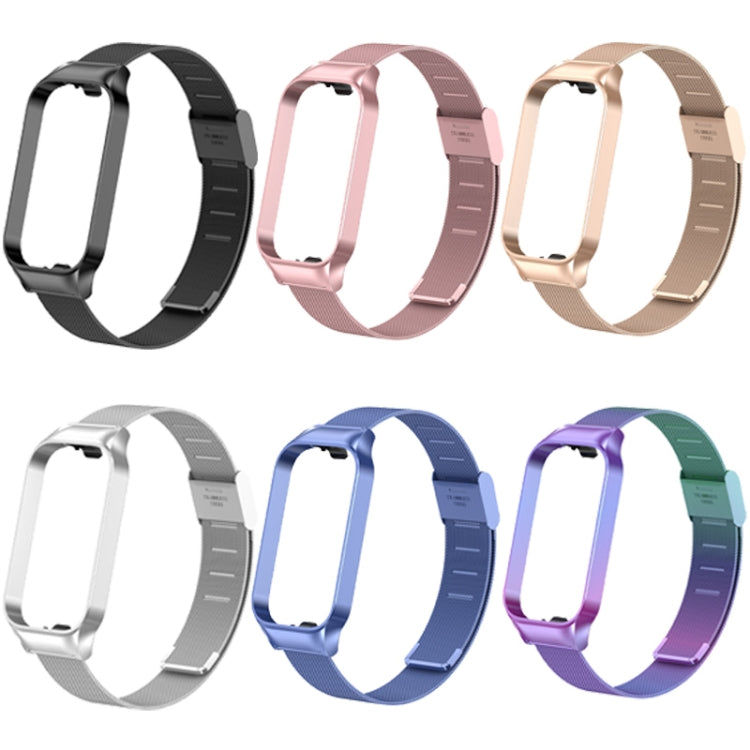 For Redmi Band 2 Milan Buckle Metal Watch Band(Colorful) - Smart Wear by PMC TechLife | Online Shopping South Africa | PMC TechLife