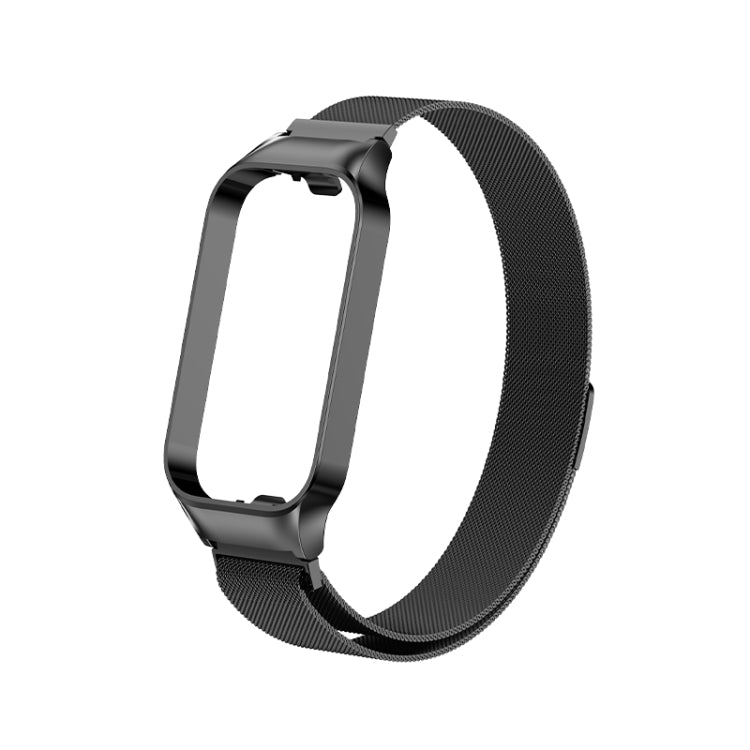 For Redmi Band 2 Milan Magnetic Metal Watch Band(Black) - Smart Wear by PMC TechLife | Online Shopping South Africa | PMC TechLife