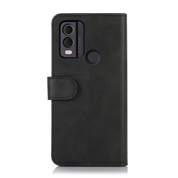 For Nokia C22 4G Cow Texture Leather Phone Case(Black)