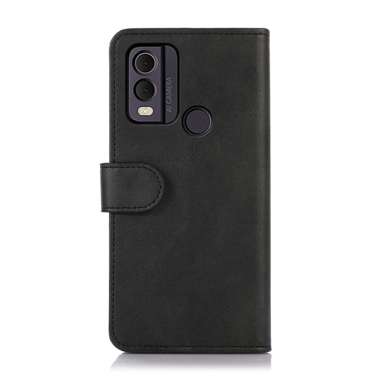 For Nokia C22 4G Cow Texture Leather Phone Case(Black)